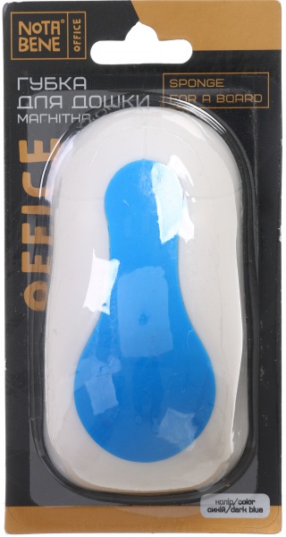 Губка для магнитных досок с 2-мя магнитами в ассортименте Nota Bene