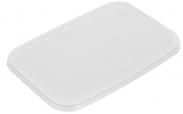 Кришка Пласт-Бокс прямокутна 5/10 л білий 