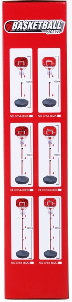 Игровой набор MERX Limited баскетбольная сетка на металлической стойке 29х9х35 см MX0355575