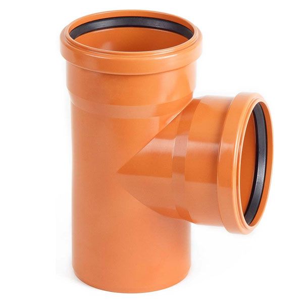 Тройник канализационный Evci Plastik 110 мм 90° внешний