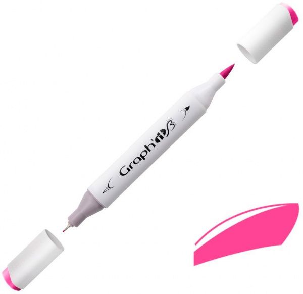 Маркер двосторонній Graph'it GI85160 маджента 