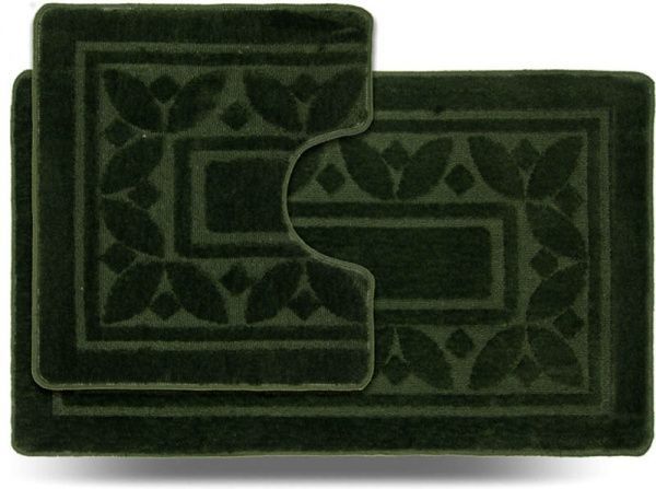 Набор ковриков Dariana Стандарт 60x100 + 60x50 Дорожка зеленый