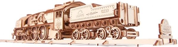 Конструктор Ukrainian Gears модель Локомотив з тендером V-Експрес 70061