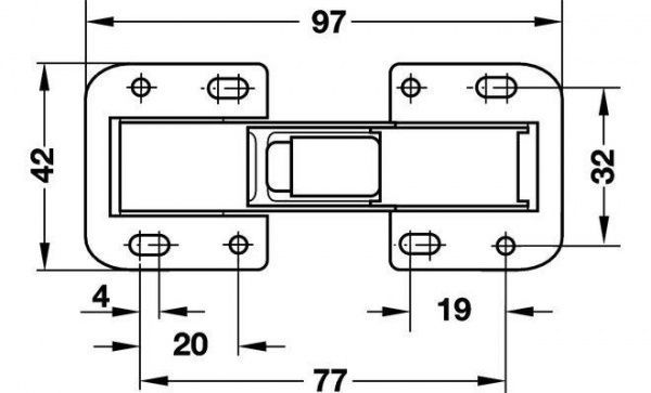 Петля Hafele Easy Mont без автоматики 1 шт.