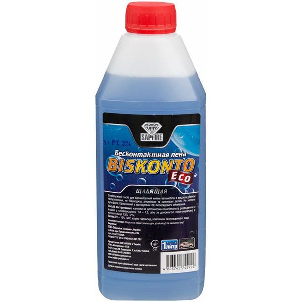 Автошампунь Sapfire Biskonto Eco 1 л