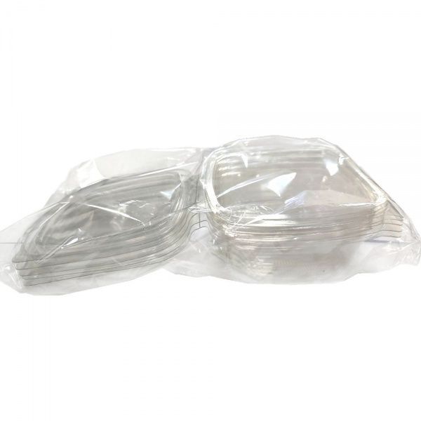 Набір контейнерів для харчових продуктів Інпак 550В PET 144х147х80 мм 650 мл 5 шт.