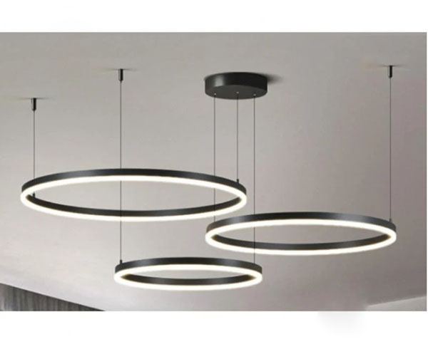 Люстра светодиодная Berger 3x75 Вт черный 7013-PL-75 Black