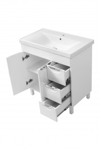 Тумба на ніжках Сансервіс Laura-80 з умивальником Sava-80