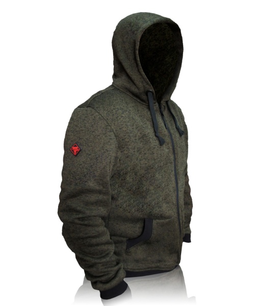 Худі 1991 ТМ АЙДАХО меланж 34123-11-3-58-3 р. 58/3 оливковий