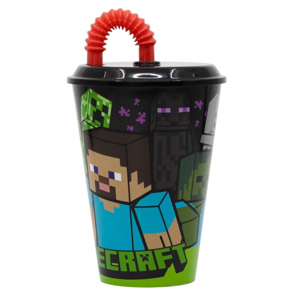 Стакан із трубочкою Minecraft Easy Sport Tumbler 430 мл STOR