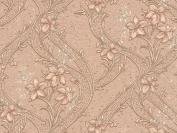 Шпалери вінілові на флізеліновій основі Слов'янські шпалери Le Grand platinum Харіс 8616-12 1,06x10,05 м 