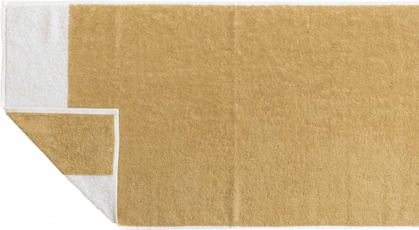 Полотенце 70x140 см бежевый с белым ABC 