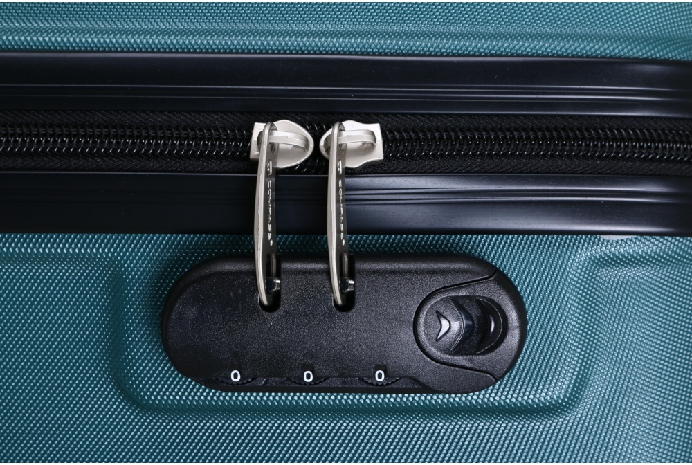 Чемодан Compass №LS080609 L 101 л темно-зеленый 70x50x29 см