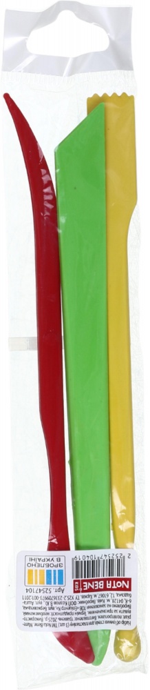 Набор объемных стеков для пластилина 3 шт Nota Bene