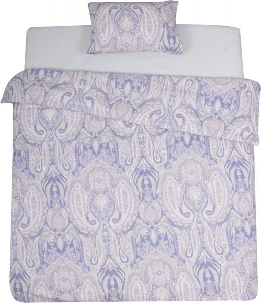 Комплект постільної білизни Венеція 1.5 фіолетовий із рожевим UP! (Underprice) 