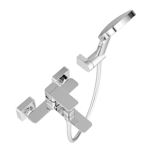 Смеситель для ванны Imprese SLANICE, с душовым гарнитуром, хром