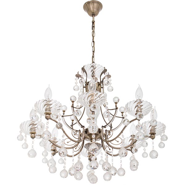 Люстра Altalusse INL-1103P-08 античная бронза