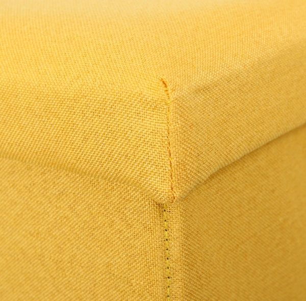 Ящик-пуф складаний 40522220-2 жовтий 380x380x380 мм