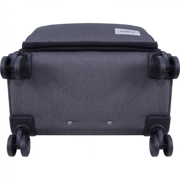Чемодан Bagland М New 70 л серый меланж 3796924 