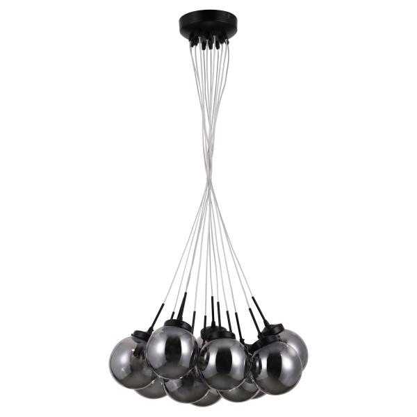 Люстра підвісна Victoria Lighting 12x5 Вт E14 чорний Sparks/SP12 black 