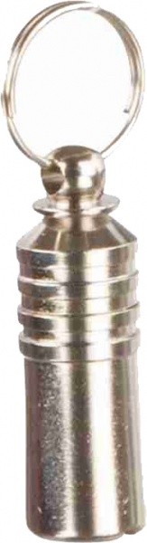 Адресниця капсула для собак хромована металева в асортименті (2280)