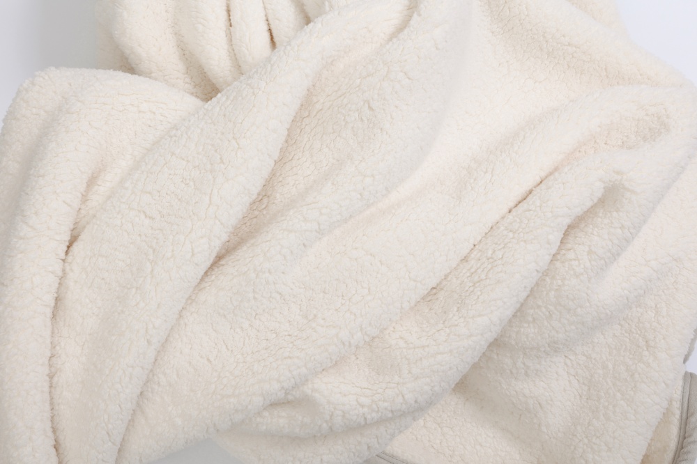 Плед Double Bonded Sherpa 200x220 см айвори La Nuit