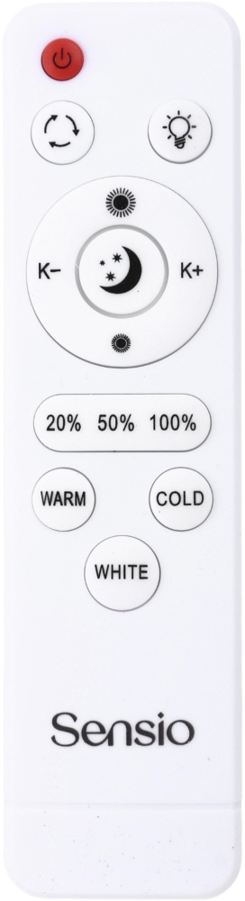 Люстра потолочная Sensio Nant 53 Вт белый LS-2720W-53W