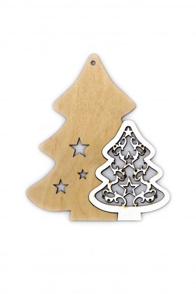 Набор подвесок Две елочки 11,5 см 610 