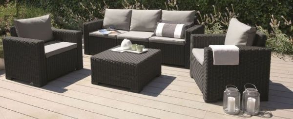 Комплект мебели Curver California коричневый 