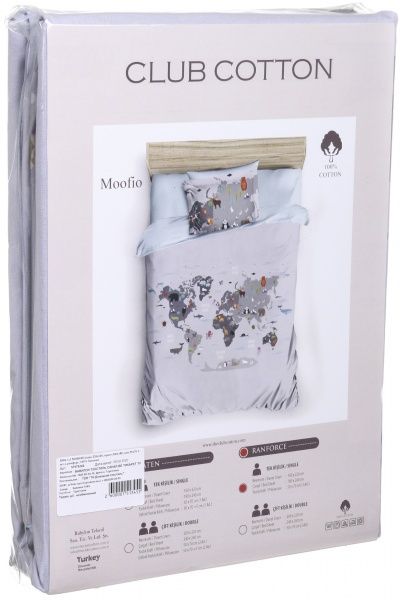 Комплект постільної білизни Moofio 1,5 різнокольоровий 