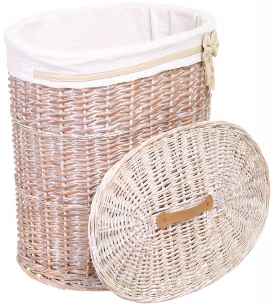Корзина плетеная с текстилем Tony Bridge Basket детская 53x39x60 см HQ10-073-1 