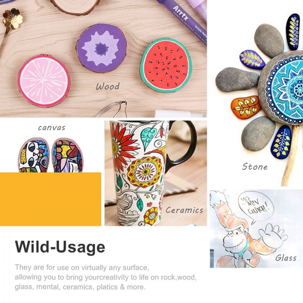 Набор маркеров Arrtx акриловых 24 цвета (AC-002-24) LC302222 