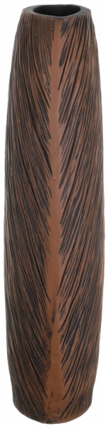 Ваза полігумова коричнева Browny 20х10х44 см