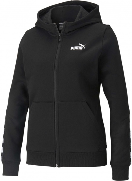 Джемпер Puma PUMA POWER Full-Zip Hoodie 58953701 р. XS чорний