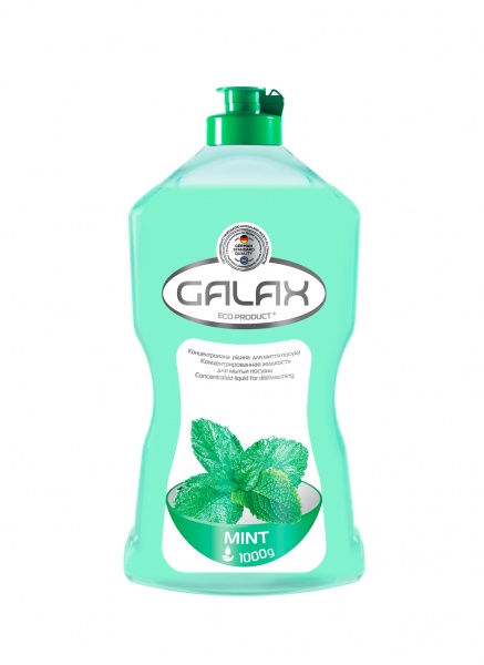 Жидкость для ручного мытья посуды Galax Мята 1л