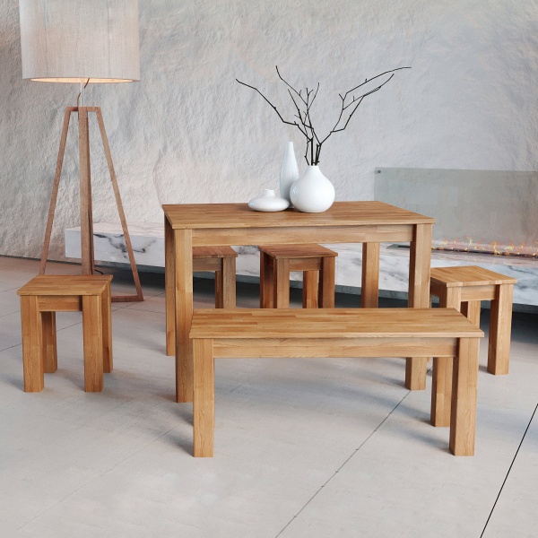 Стол обеденный KROKWOOD BONN из массива бука (1600x900x750 мм) 