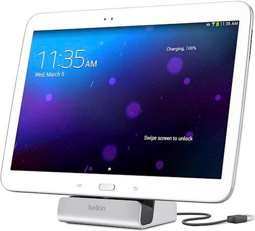 Док-станція Belkin Charge+Sync Android Dock XL silver (F8M769bt) 
