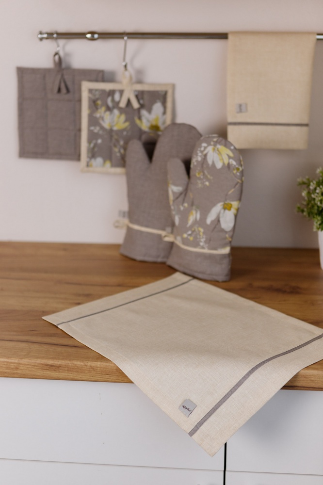 Серветка La Nuit - сет з кантом 35x45 см ваніль