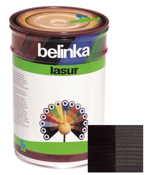 Фарба-лазур Belinka Lasur 22 чорний мат 1 л
