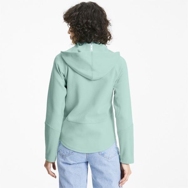 Джемпер Puma EVOSTRIPE FZ Hoody 58124532 р. XS зеленый
