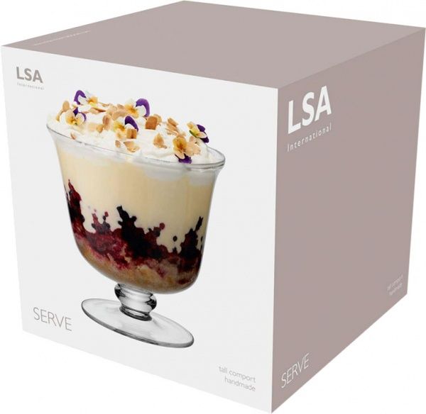 Блюдо на ніжці Serve 20,5x22 см 3,5 л G495-22-301 LSA 