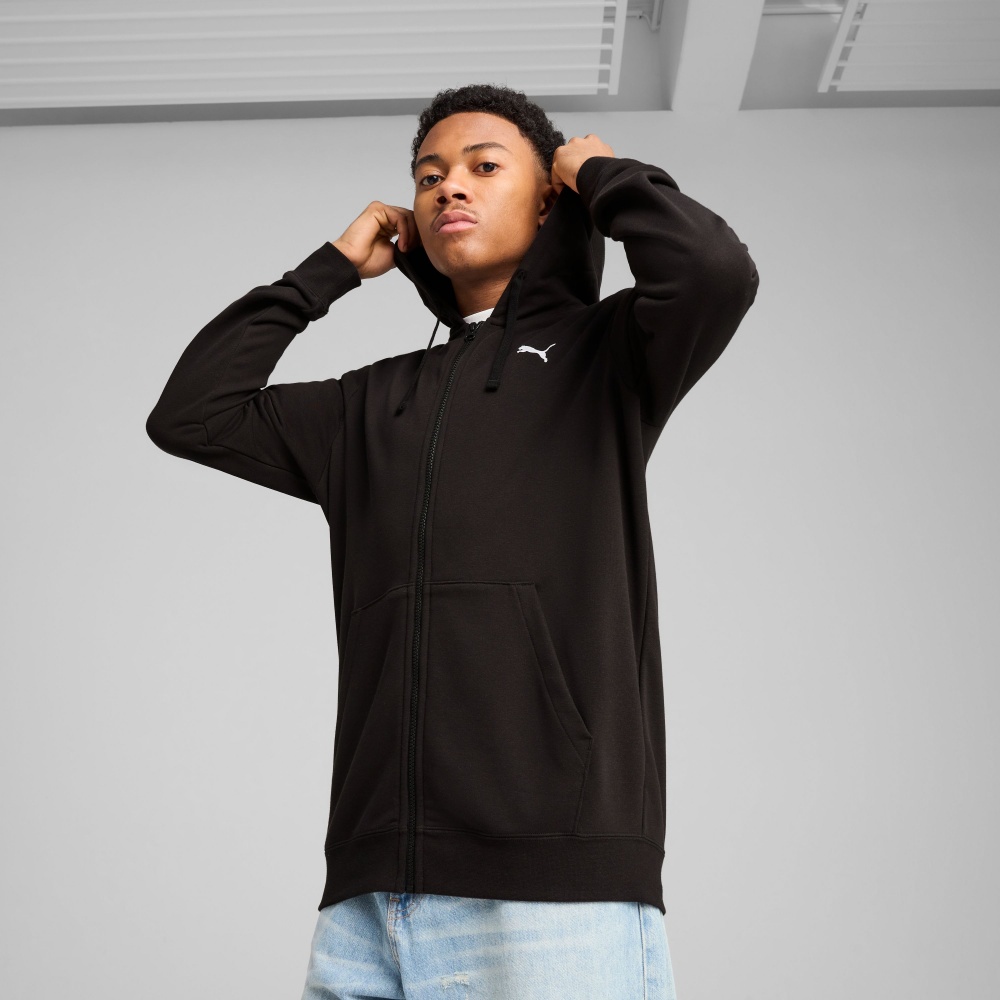 Джемпер Puma ESS FULL-ZIP HOODIE TR 68259201 р.L черный