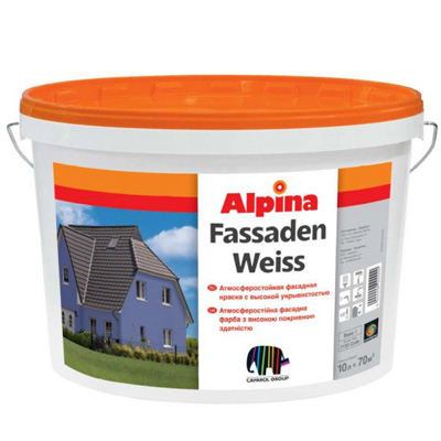 Фарба Alpina Fassadenweiss 2.5 л
