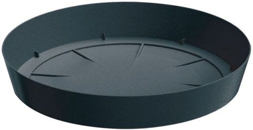 Піддон пластиковий Prosperplast Lofly круглий (70774-433) антрацит 