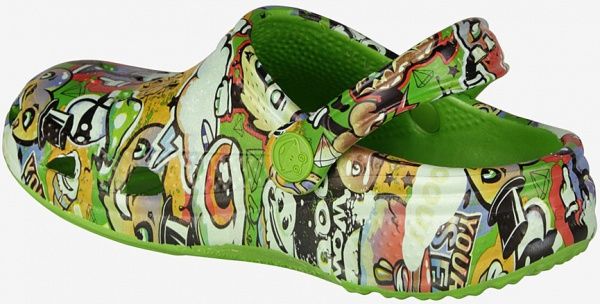 Сабо Coqui 8115 PRINTED Lime 102401 р. 32/33 зелений