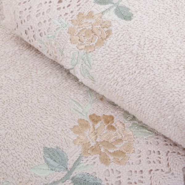 Набір рушників Amora бежевий Karna 