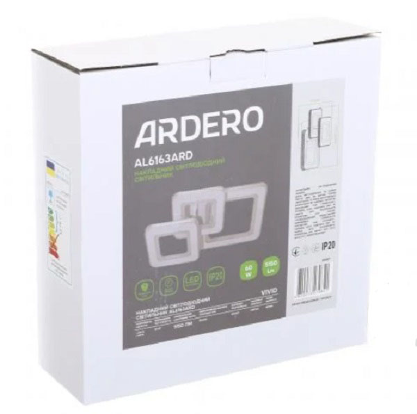 Світильник світлодіодний ARDERO білий 5000 К AL6163ARD 60W VIVID
