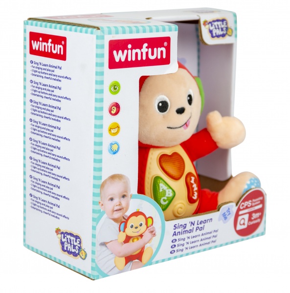 Игрушка музыкальная Winfun Обезьянка 0275-01