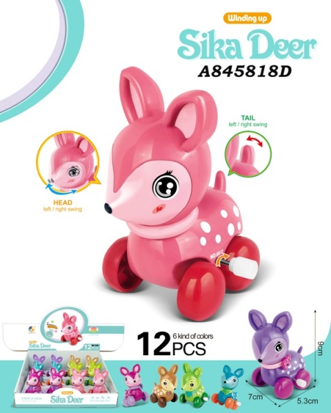 Игрушка заводная Metr+ Олененок в ассортименте 6617