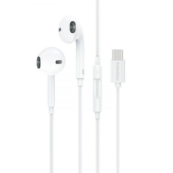 Навушники Promate GearPod-C2 white (gearpod-c2.white) 